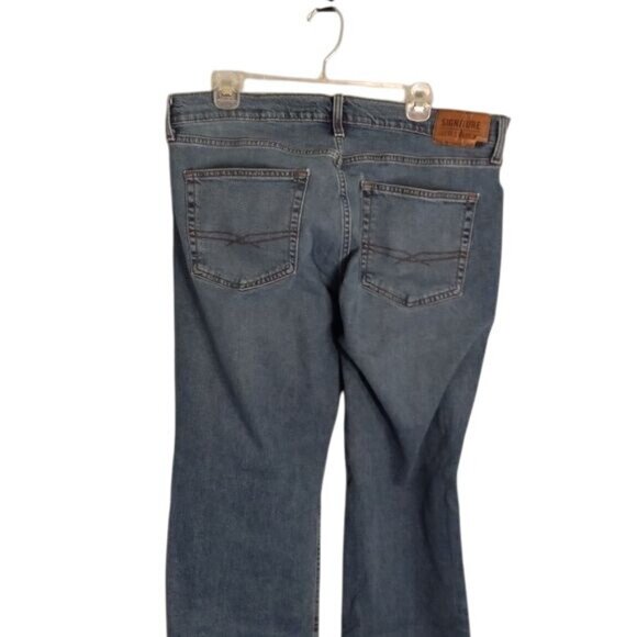 Signature By Levi Strauss W36 L32 Mens Athletic Jeans Medium Wash Blue Denim - Picture 9 of 15